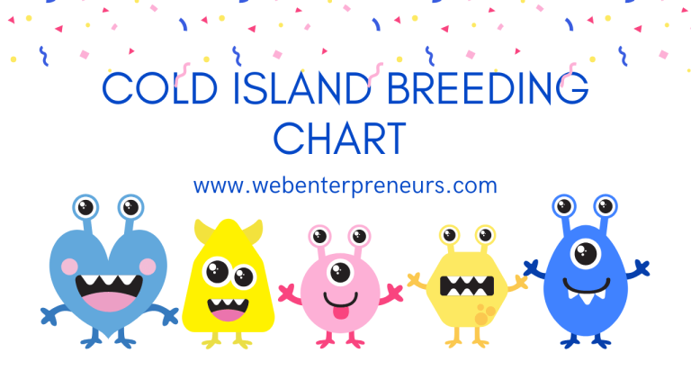 Cold Island Breeding Chart (Cold Island) 2024