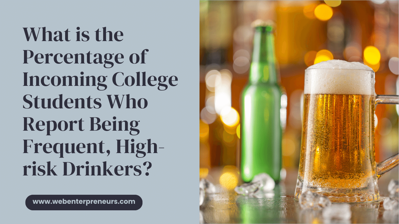 What is the Percentage of Incoming College Students Who Report Being Frequent, High-risk Drinkers