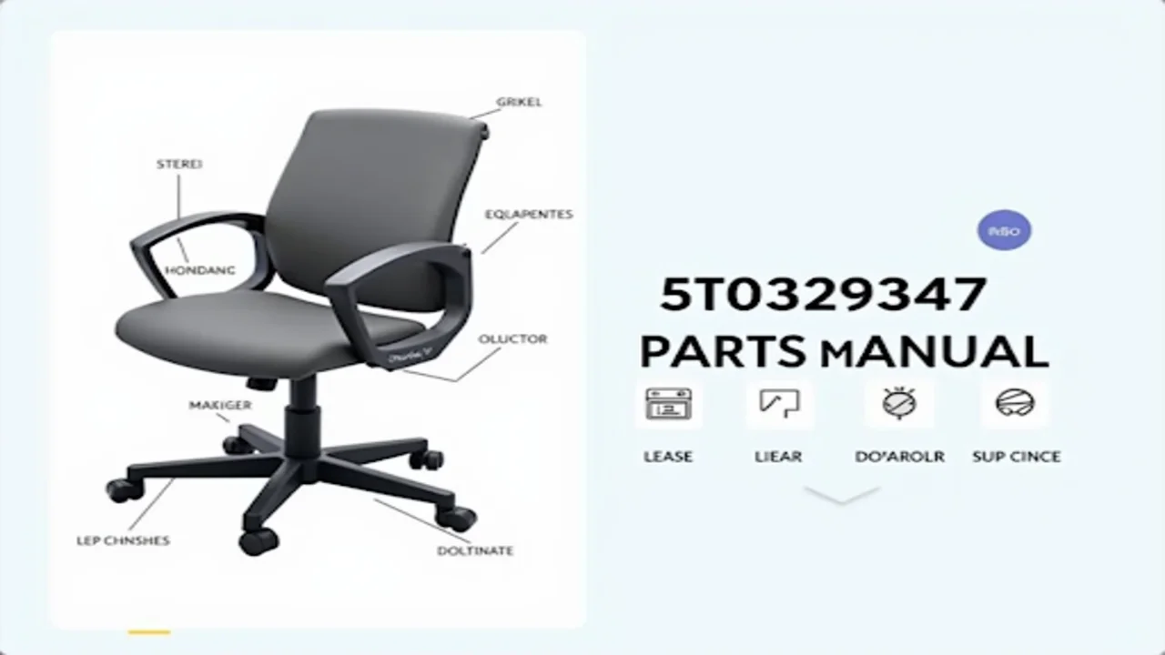 Costway Chair Model 5T0329347 Parts Manual