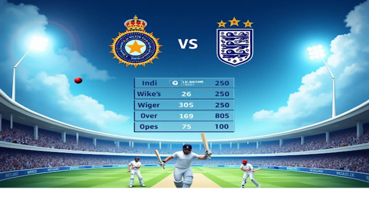 India National Cricket Team vs England Cricket Team Match Scorecard